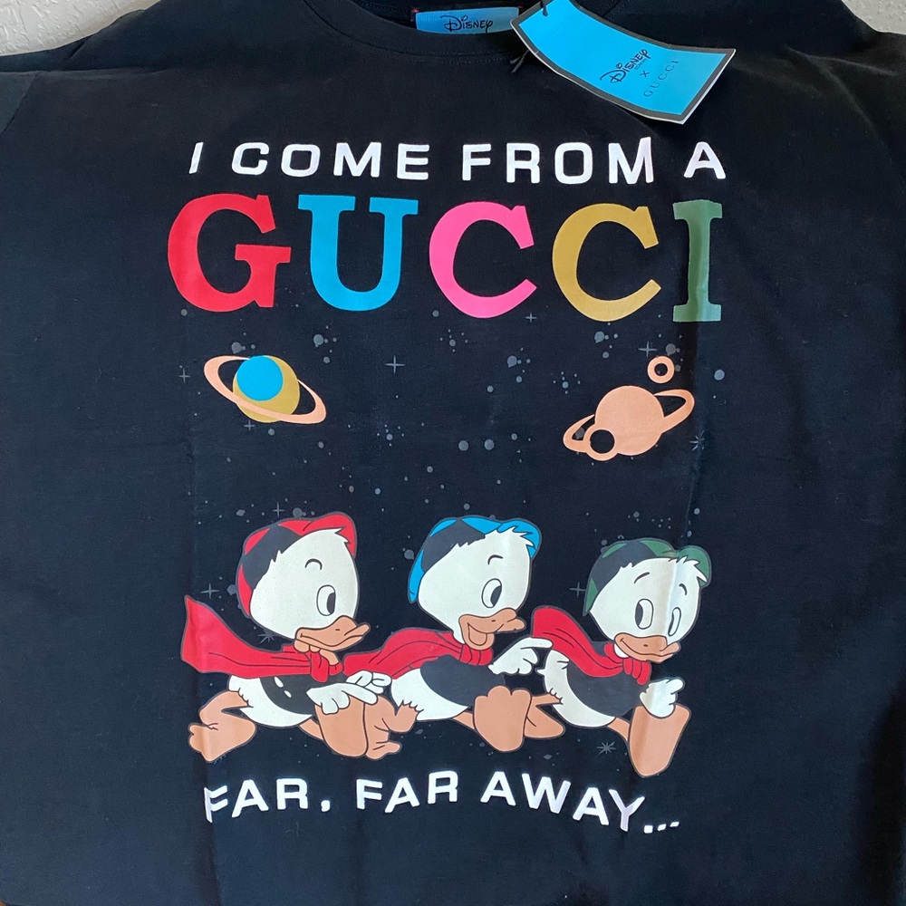 Black Disney Gucci XL Unisex shirt never worn